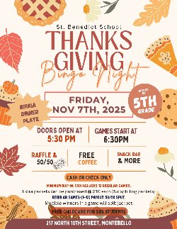 Bingo Night information